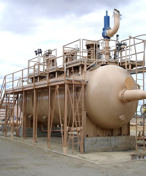 Large tank with Refinery materials